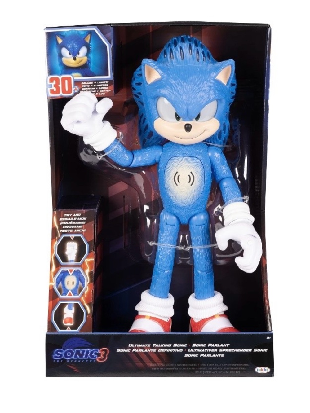 Sonic The Hedgehog Ultimate Talking Figure - Blue NEW WITH TAGS !!